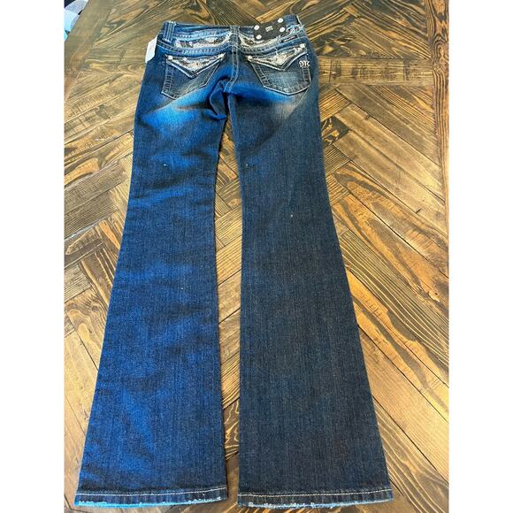 NWT Miss Me Jeans Bootcut Women’s 27 Country Western Embellished Aztec Cowgirl - Picture 5 of 16